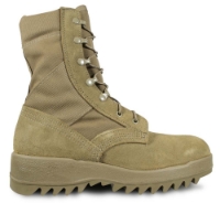 Imagen de Bota de Combate Coyote para Clima Cálido con Suela Ondulada