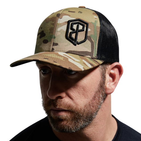 Picture of Tactical Trucker Hat Multicam Black 