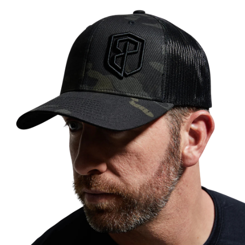 Picture of Tactical Trucker Hat Black Multicam 