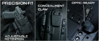 Imagen de Werkz M6 Outlier Holster for Most Modern Pistols (Thumb Rest) with Olight 