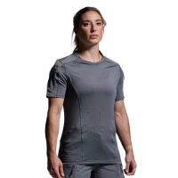Picture of Born Primitive Women's Op Top Short Sleeve - Wolf Gray