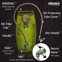 Imagen de Mochila de Hidratación Táctica 2L/3L