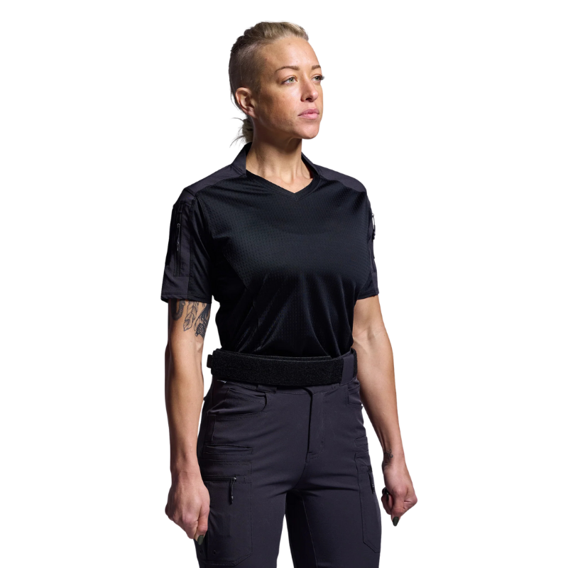 Picture of Born Primitive Women's Op Top Pro Shirt - Black 
