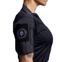 Picture of Born Primitive Women's Op Top Pro Shirt - Black 