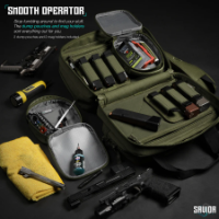 Picture of Specialist Mini Double Pistol Range Bag - Green