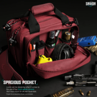 Picture of Specialist Mini Double Pistol Range Bag - Red