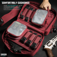 Picture of Specialist Mini Double Pistol Range Bag - Red