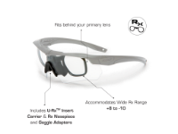 Imagen de CROSSBOW Negra con Lente Transparente