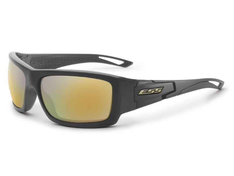 Picture of ESS CREDENCE CARBON GREY W/MIRRORED BRASS