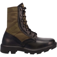 Picture of McRae Generation 2 Hot Weather Black Full Grain Leather / Olive Drab Cotton Duck Tropical Boot with Vibram™ Panama Outsole