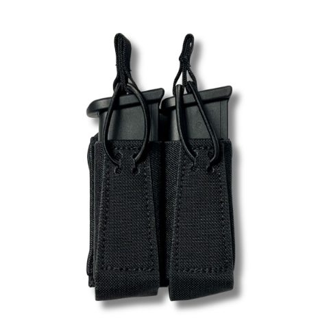 Imagen de TS Doble Porta Cargador de Pistola - Negro