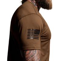 Picture of Born Primitive Range Shirt Flag - Coyote Brown